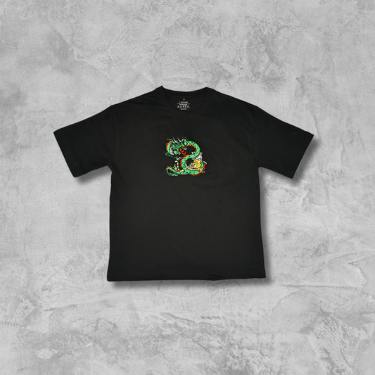 Black Dragon-Tiger Dominance T-Shirt